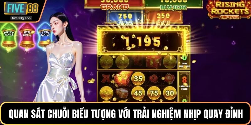 Quan sát chuỗi biểu tượng với trải nghiệm nhịp quay đỉnh