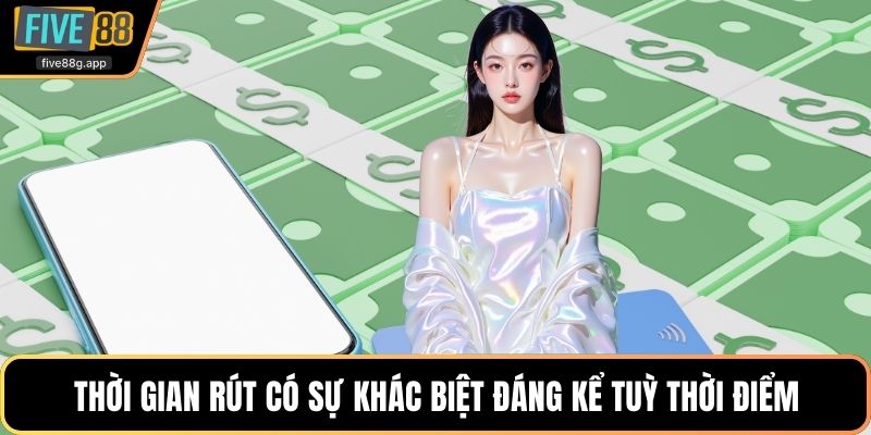 Thời gian rút có sự khác biệt đáng kể tuỳ thời điểm