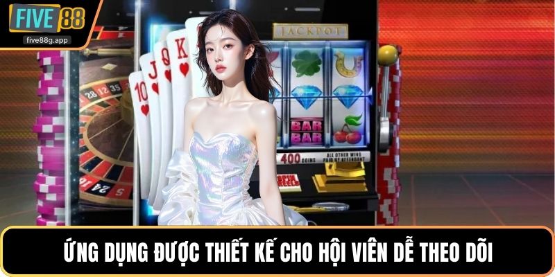 Ứng dụng được thiết kế cho hội viên dễ theo dõi
